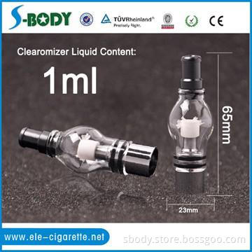 S-BODY high quality glass vaporizer  bulb clearomizer wax clearmozier